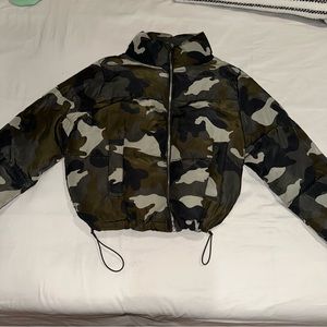 H&M Camo Puffer Jacket